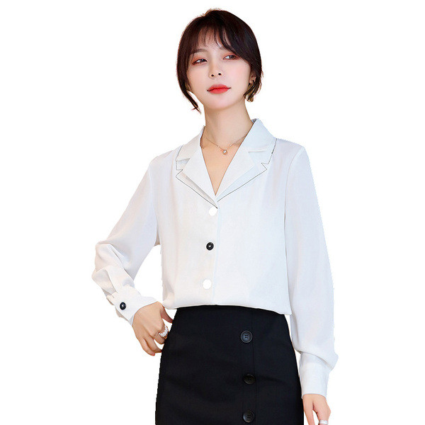 Camasa de dama eleganta model nou cu nasturi si maneci lungi