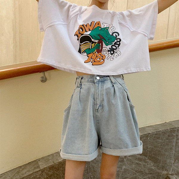 Pantaloni scurți casual model larg