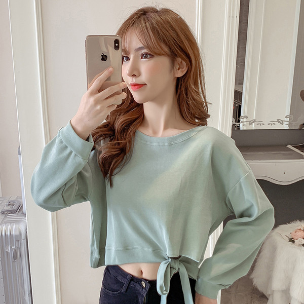 Bluza de dama cu cravate si decolteu oval