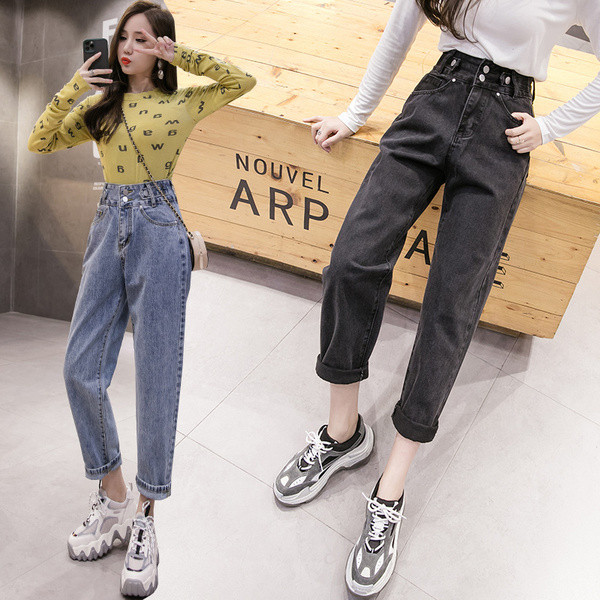 Blugi moderni de dama cu talie reglabila