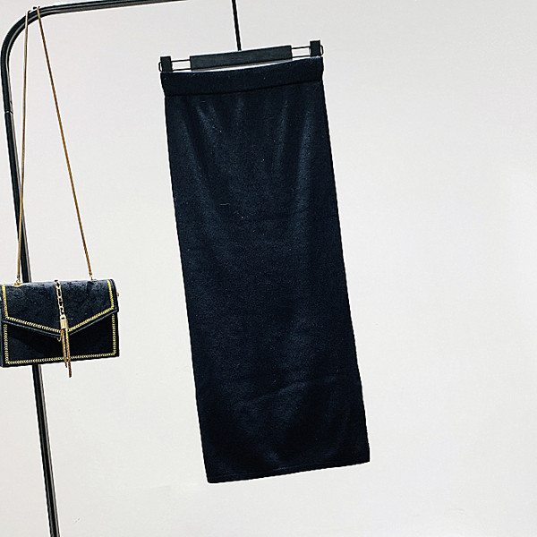 Uue mudeli pikk lõhikute ja kõrge vöökohaga naiste seelik