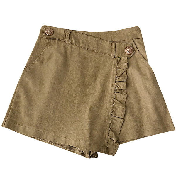 Модерна дамска пола-панталон с копчета