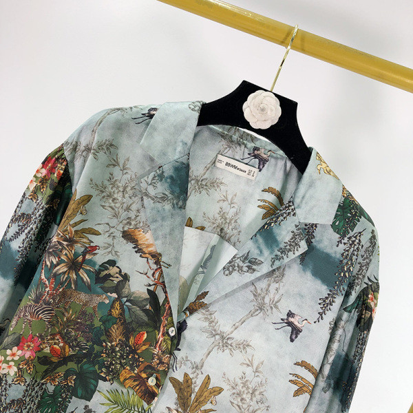 Camasa de primavara model nou cu model floral