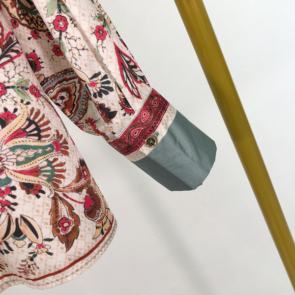 Camasa de primavara model nou cu model colorat - un model clasic