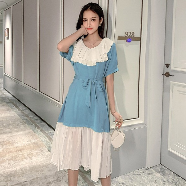 Rochie retro dama cu decolteu oval si cravate