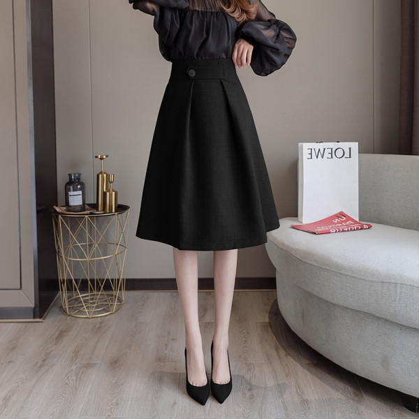 Ležerna ženska suknja visokog struka - model kroja