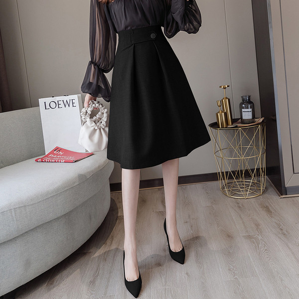 Ležerna ženska suknja visokog struka - model kroja