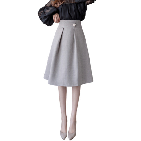 Ležerna ženska suknja visokog struka - model kroja