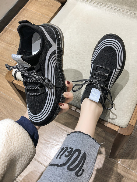 Ležerne ženske tenisice s vezicama i reflektirajućim trakama