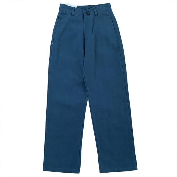 Ležerne ženske hlače s visokim strukom - široki model