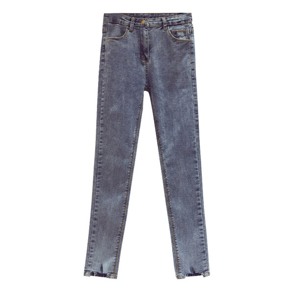 Modern női farmer magas derékkal