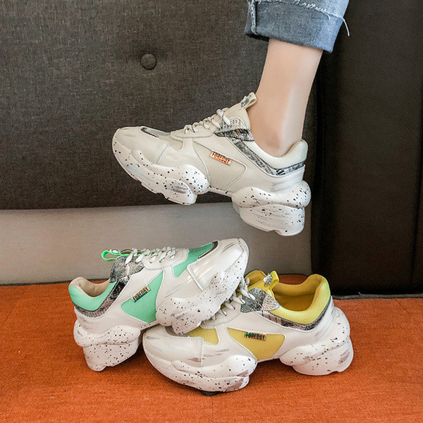 Adidasi casual dama cu talpa aspra si colorata