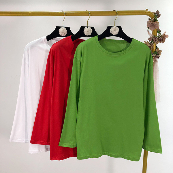 Női alkalmi blúz, hosszú ujjú sima modell