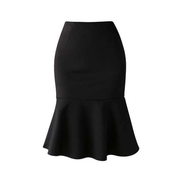 Lezser női szoknya, magas derekú egyenes modellel