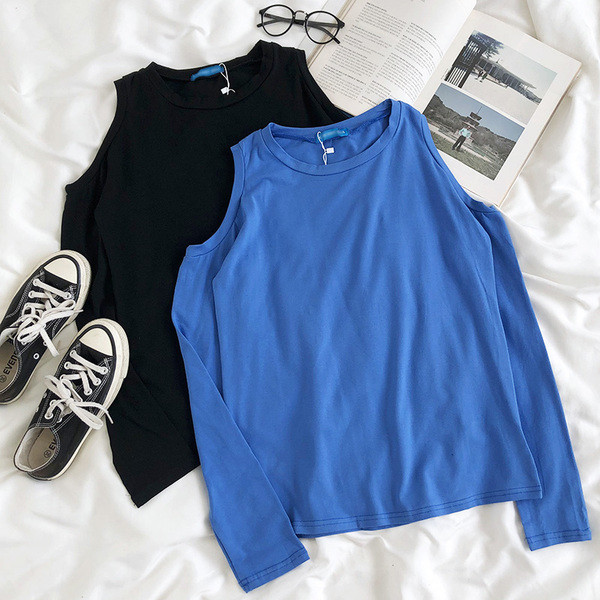 Lezser női blúz csupasz váll