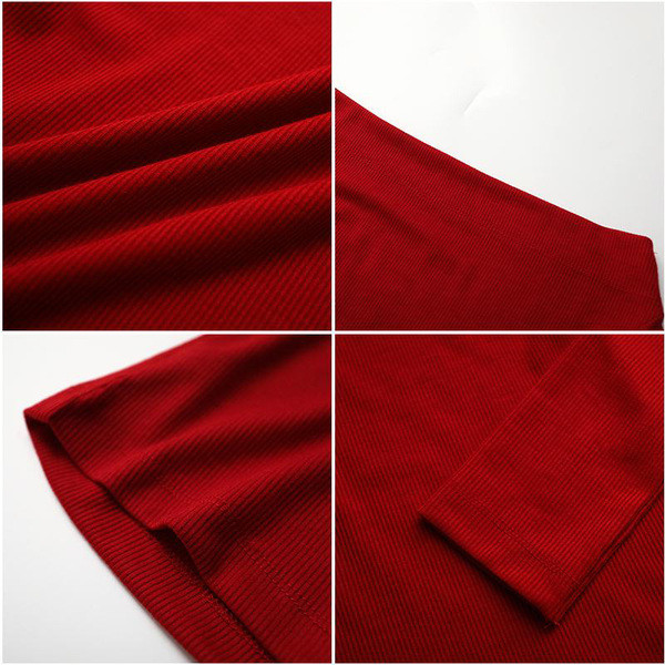 Bluză de damă modernă cu mâneci lungi și decolteu oval