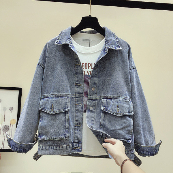 Modern női farmer dzseki és zsebek