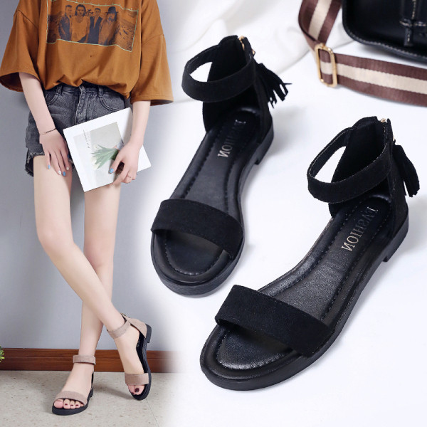 Novi model ljetnih sandala od eko antilop kože sa resicama