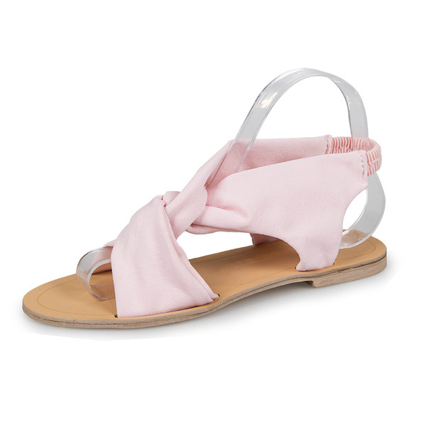 Sandale casual de vara dama cu talpa plate - marimi mari