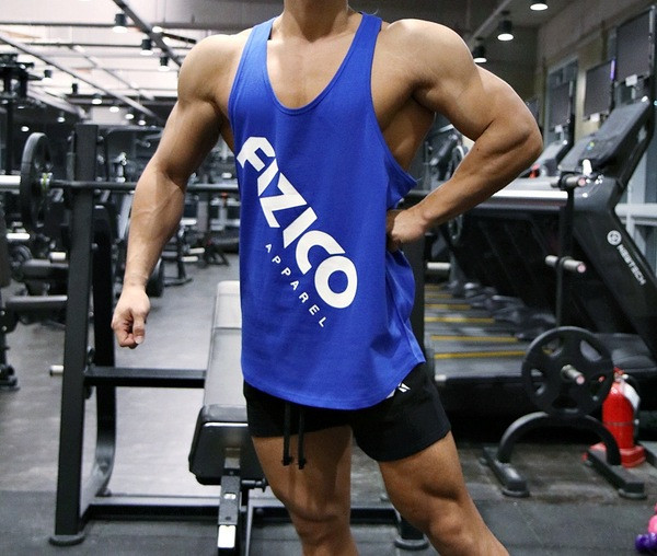 Maiou sport bărbați model larg cu inscripție