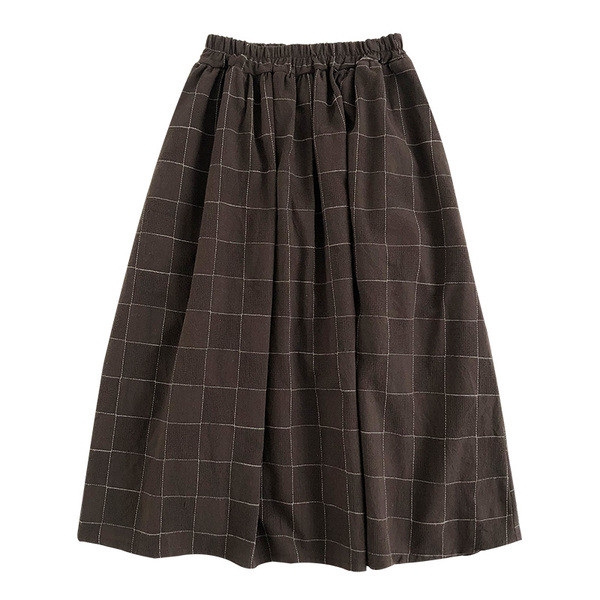 Retro női hosszú szoknya, magas derékkal