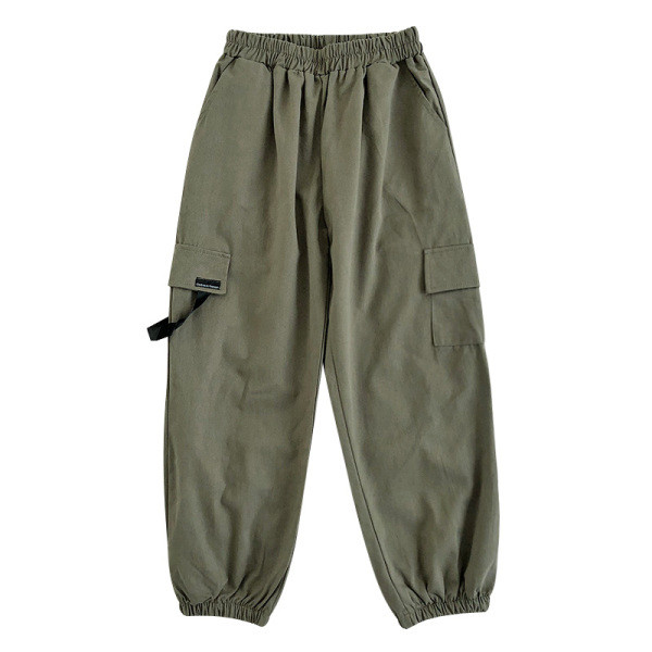 Alkalmi női nadrág magas derékkal és zsebbel