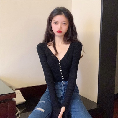 Дамска вталена блуза с копчета