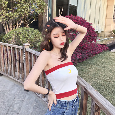 Bustiera de vara din tricou - model scurt