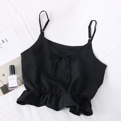 Нов модел дамски потник с връзки и тънки презрамки