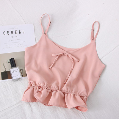 Нов модел дамски потник с връзки и тънки презрамки