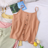 Új modell női felső, vékony pántokkal és gombokkal