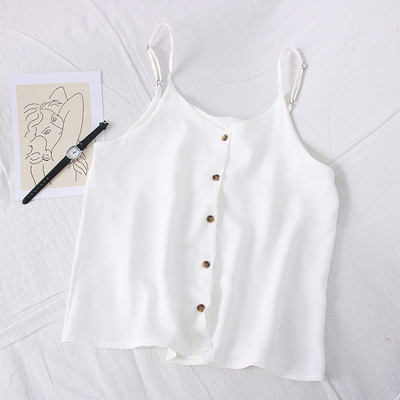 Új modell női felső, vékony pántokkal és gombokkal