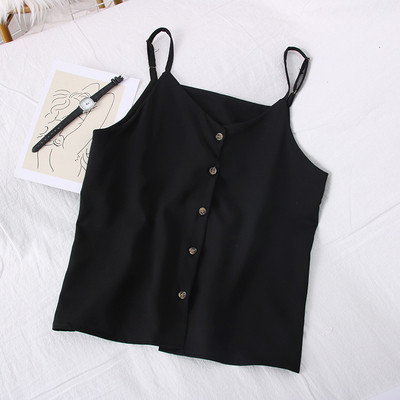 Új modell női felső, vékony pántokkal és gombokkal