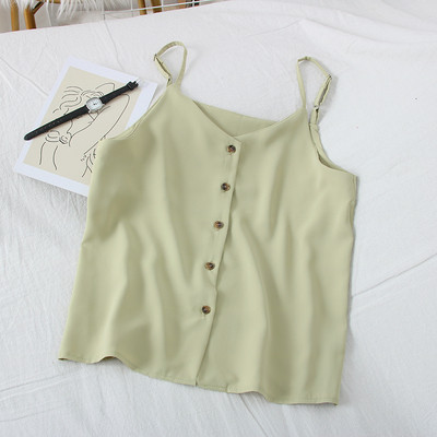 Új modell női felső, vékony pántokkal és gombokkal