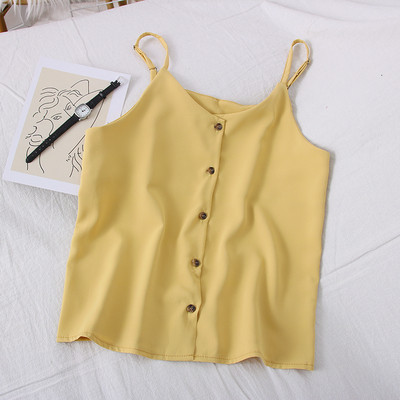 Új modell női felső, vékony pántokkal és gombokkal