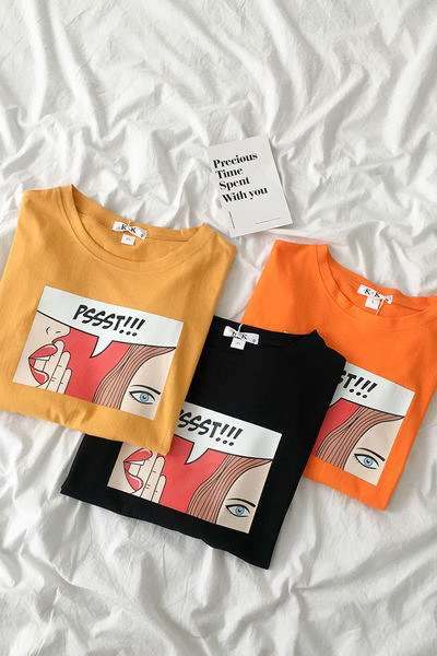 Novi model ženske majice s aplikacijom i ovalnim izrezom