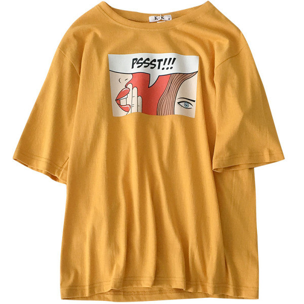 Novi model ženske majice s aplikacijom i ovalnim izrezom