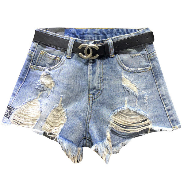 Új Modern női rövidnadrág szakadt motívumokkal