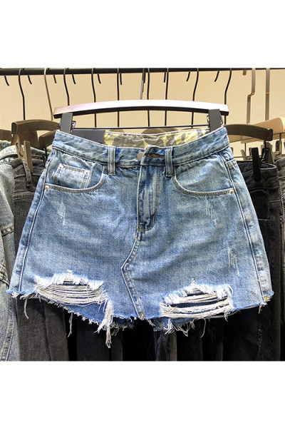 Fusta-pantaloni de vară de damă cu motive rupte