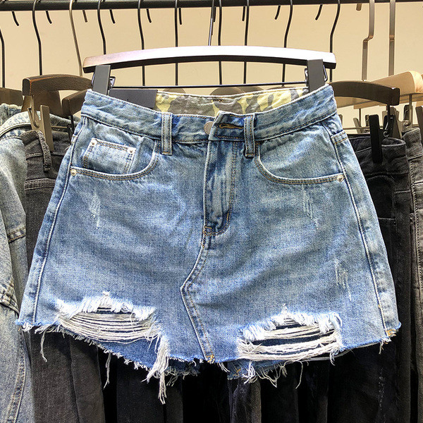 Fusta-pantaloni de vară de damă cu motive rupte