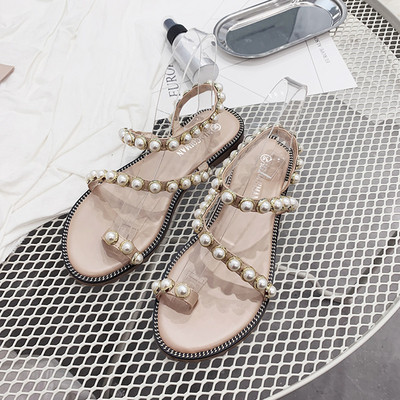 Lameda talla ja pärlielemendiga vabaaja naiste suvised sandaalid