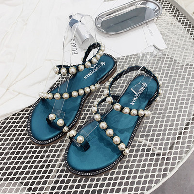 Lameda talla ja pärlielemendiga vabaaja naiste suvised sandaalid
