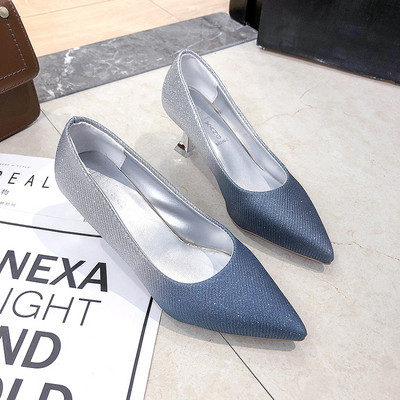 Pantofi eleganti de dama cu particule stralucitoare