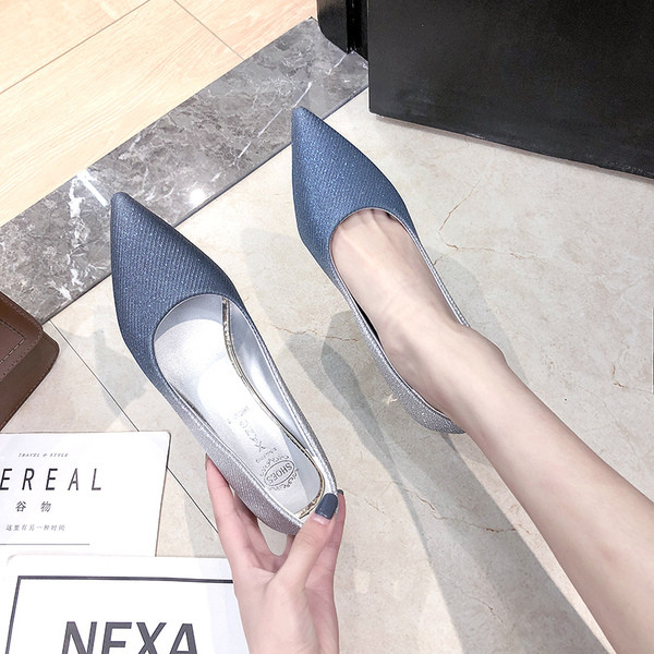 Pantofi eleganti de dama cu particule stralucitoare