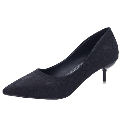 Pantofi de dama cu toc subtire model ascutit