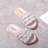 Papuci casual de vara de dama cu talpa plata