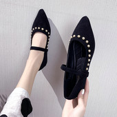 Pantofi casual dama din piele intoarsa ecologica cu talpa plata