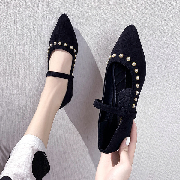 Pantofi casual dama din piele intoarsa ecologica cu talpa plata