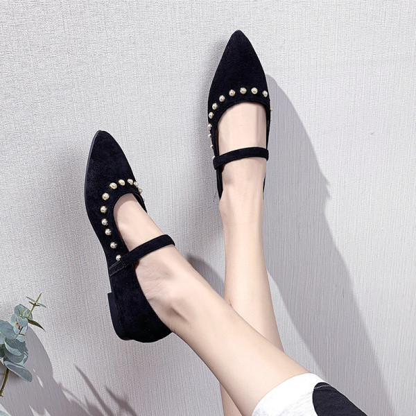 Pantofi casual dama din piele intoarsa ecologica cu talpa plata