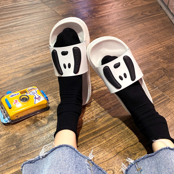 Papuci de damă cu talpă plată pierdută potriviti pentru plajă